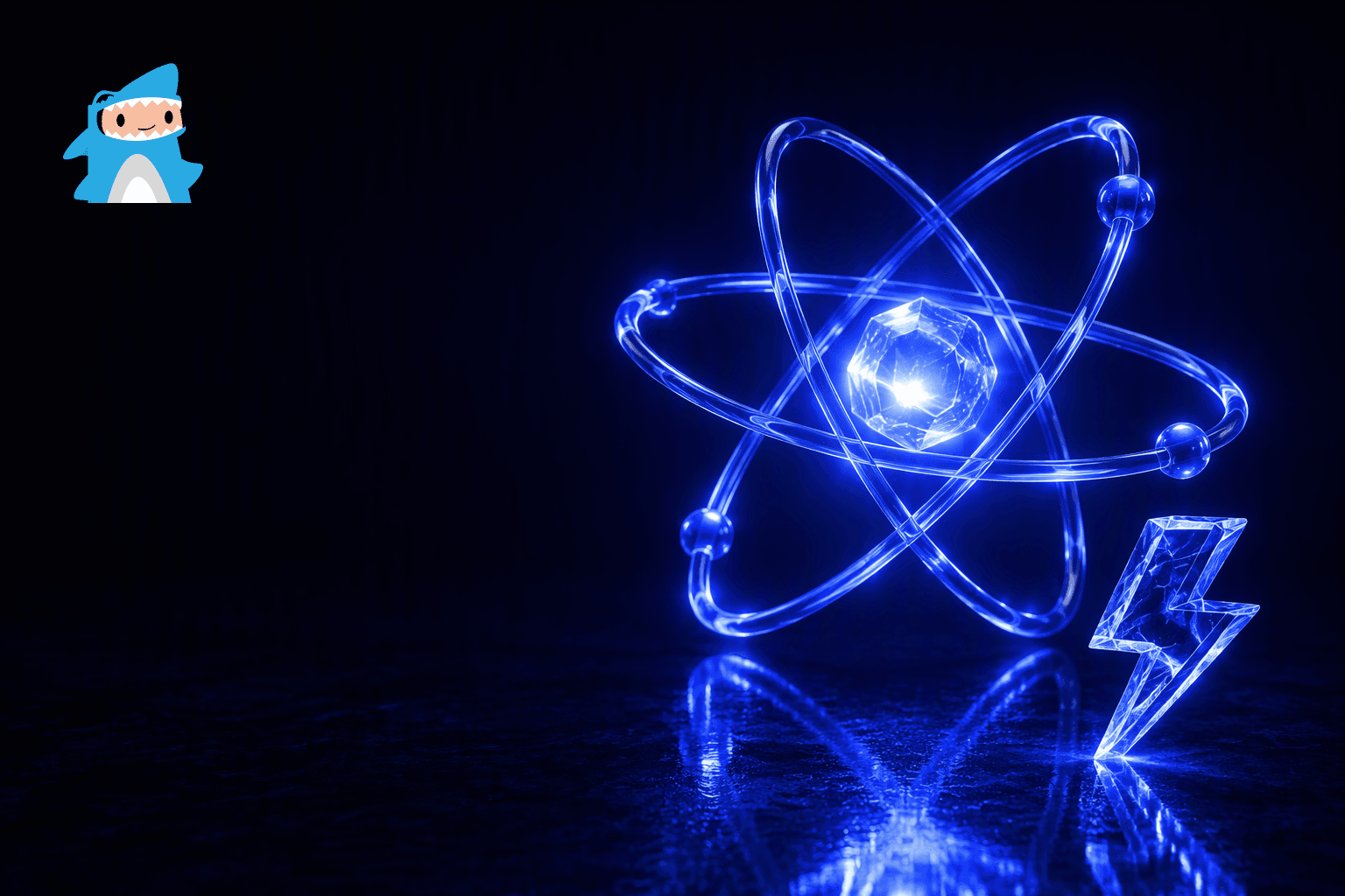 Abstract indigo glow on a dark background representing a Vite React deployment on Ploy