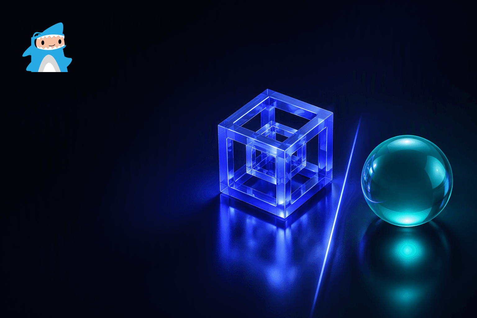 Abstract indigo glow on a dark background representing a Ploy versus Netlify comparison